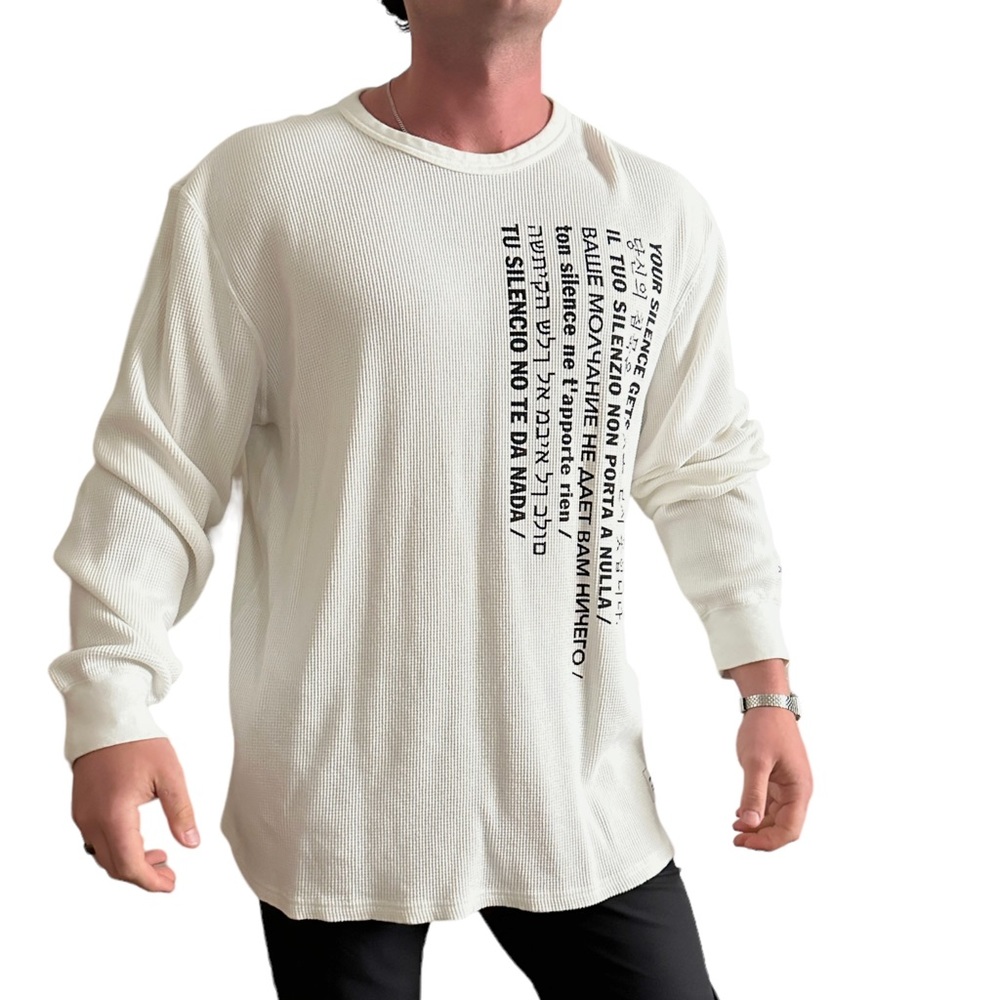 Converse Long Sleeve White Thermal